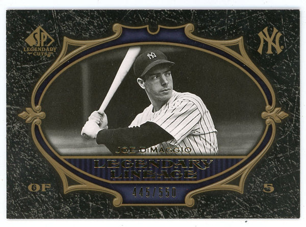 Joe DiMaggio 2007 Upper Deck SP Legendary Lineage #151