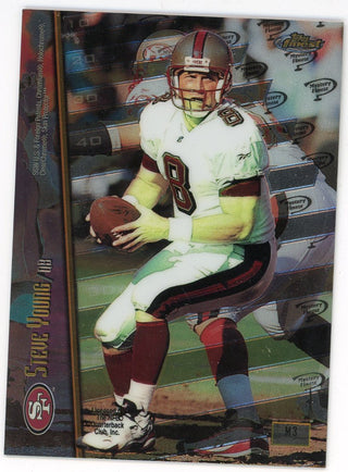 Brett Favre/ Steve Young 1998 Topps Finest Card #M3