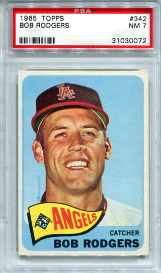 Bob Rogers 1965 Topps #342 PSA NM 7 Card