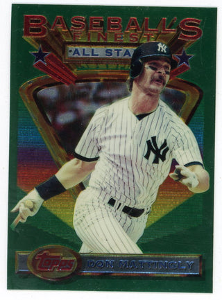 Don Mattingly 1993 Topps Baseball's Finest All-Star #98