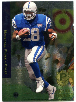 Marshall Faulk Upper Deck Premier Prospects Rookie Card 1994