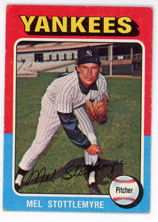 Mel Stottlemyre 1975 Topps #138