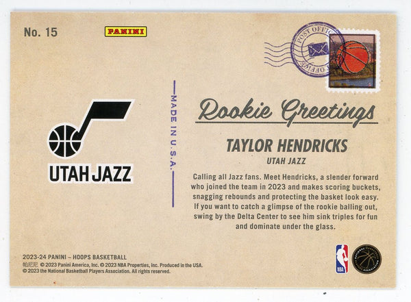 Taylor Hendricks 2023-24 Panini Hoops #15