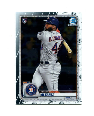 Yordan Alvarez 2020 Topps Silver Bowman Chrome #25 Card