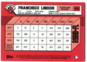 Francisco Lindor Bowman Rookie 2014