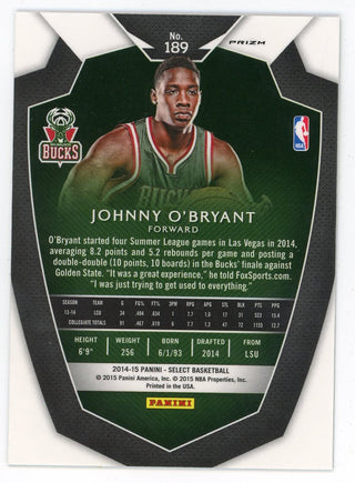 Johnny O'Bryant 2014-15 Panini Select Prizm Rookie Card #189