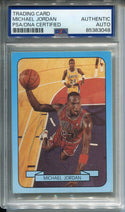 Michael Jordan Autographed 1990 Living Legend Series 1 Card #9 PSA Authentic