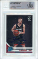 Tyler Herro Autographed 2019-20 Panini Donruss Optic Rookie Card #172 (BGS)