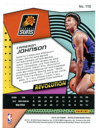 Cameron Johnson Panini Revolution Rookie 2019