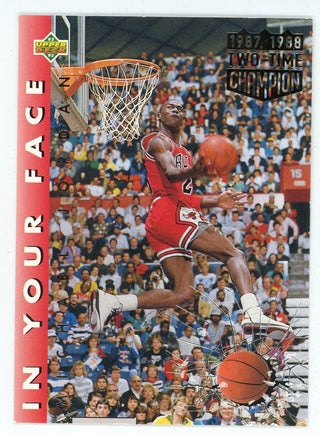 Michael Jordan 1992 Upper Deck In Your Face #453