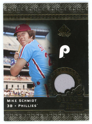 Mike Schmidt Upper Deck SP Legendary Cuts Stitch in Time Jersey Card 2007