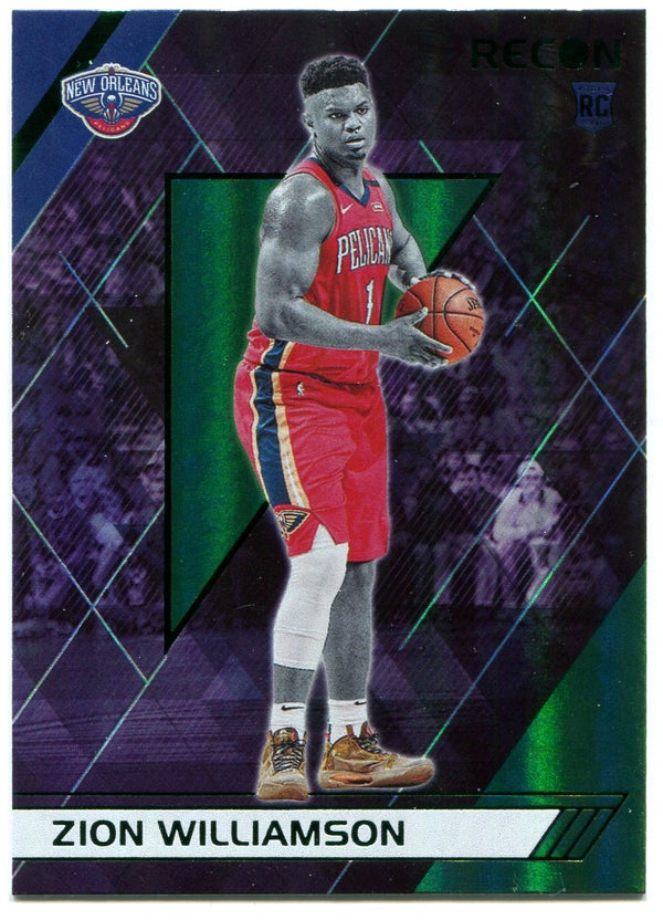 Zion Williamson Panini Chronicles Recon Rookie Green