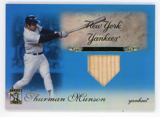 Thurman Munson 2009 Topps Tribute Bat Relic #20