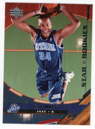 CJ Miles 2005-06 Upper Deck Star Rookie #203