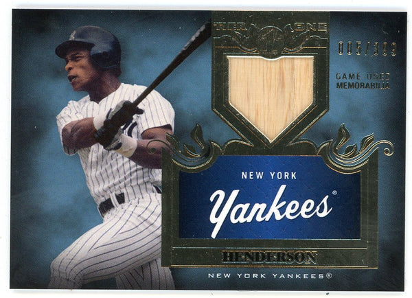 Rickey Henderson 2011 Topps Tier 1 Bat Relic #26