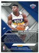 Zion Williamson Panini Chronicles XR Rookie