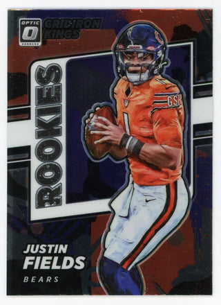 Justin Fields 2021 Panini Rookies Donruss Optic Gridiron Kings#RGK-4 Card