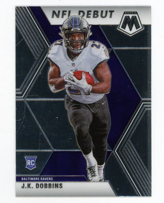 J.K. Dobbins 2020 Panini Mosaic NFL Debut #275 Card