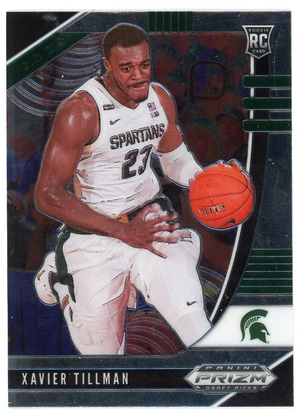 Xavier Tillman 2020 Panini Prizm Draft Rookie Card #62