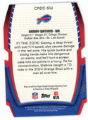 Sammy Watkins 2014 Topps Chrome Rookie Card #CRDC-SW