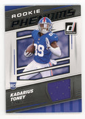 Kadarius Toney 2021 Panini Rookie Phenoms #RPJ-KTO Card