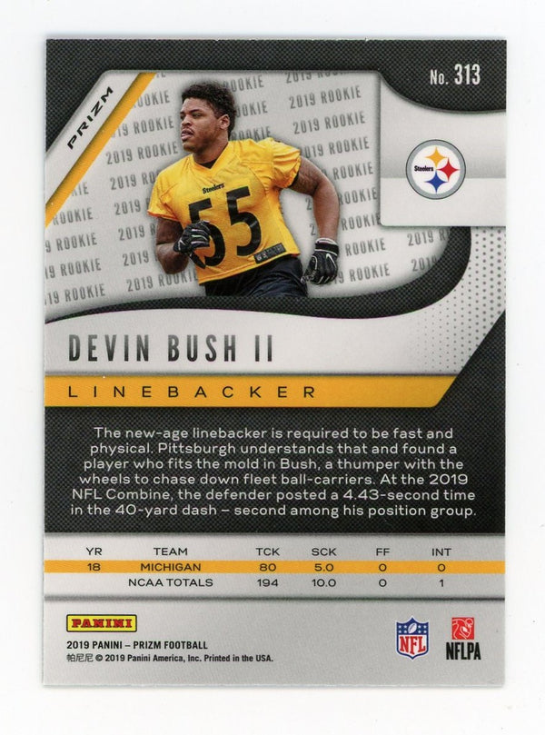 Devin Bush II 2019 Panini Prizm Rookie #313 Card