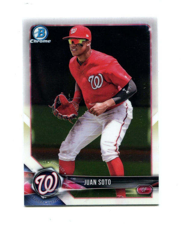 Juan Soto 2018 Topps Bowman Chrome #BCP52 Card