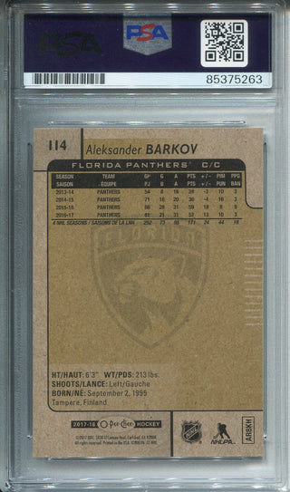 Aleksander Barkov Autographed O-Pee-Chee Card PSA Auto Grade 10