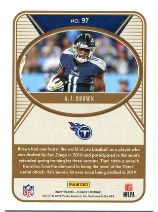 AJ Brown Panini Legacy 12/50 2022