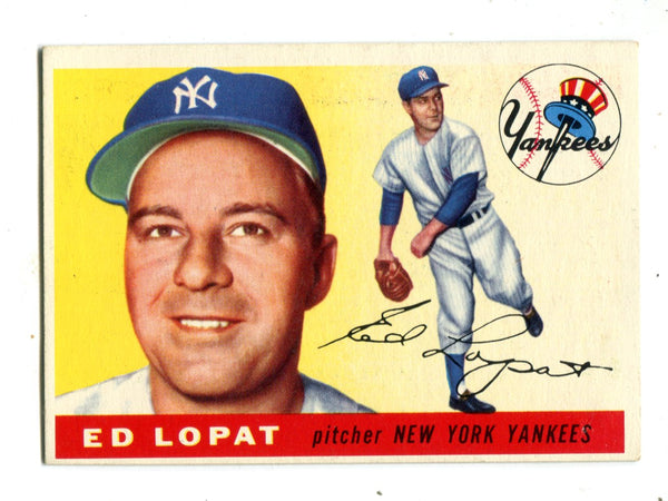 Edmund Walter Lopat  1955 Topps #109 Card