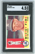 Whitey Ford 1960 Topps Card #35 SGC 4.5