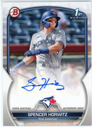 Spencer Horwitz Autographed 2023 Bowman 1st Bowman Card #PPA-SH