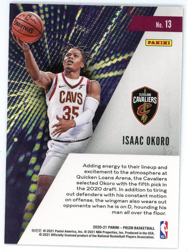 Isaac Okoro 2020-21 Panini Prizm Instant Impact Rookie Card #13