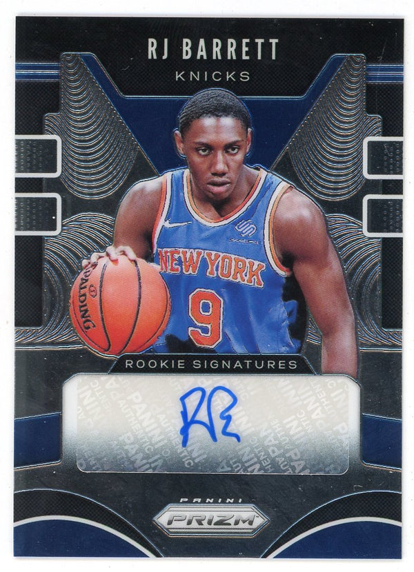 RJ Barrett 2019-20 Prizm Rookie Signature #RS-RJB