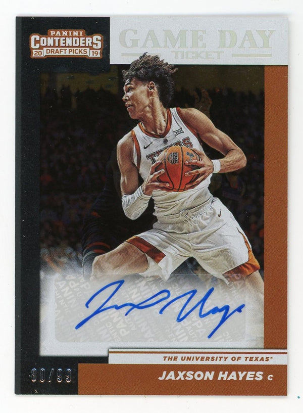 Jaxson Hayes 2019 Panini Contender Game Day Ticket #5 Card