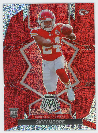 Skyy Moore 2022 Panini Mosaic Prizm Rookie Card #319