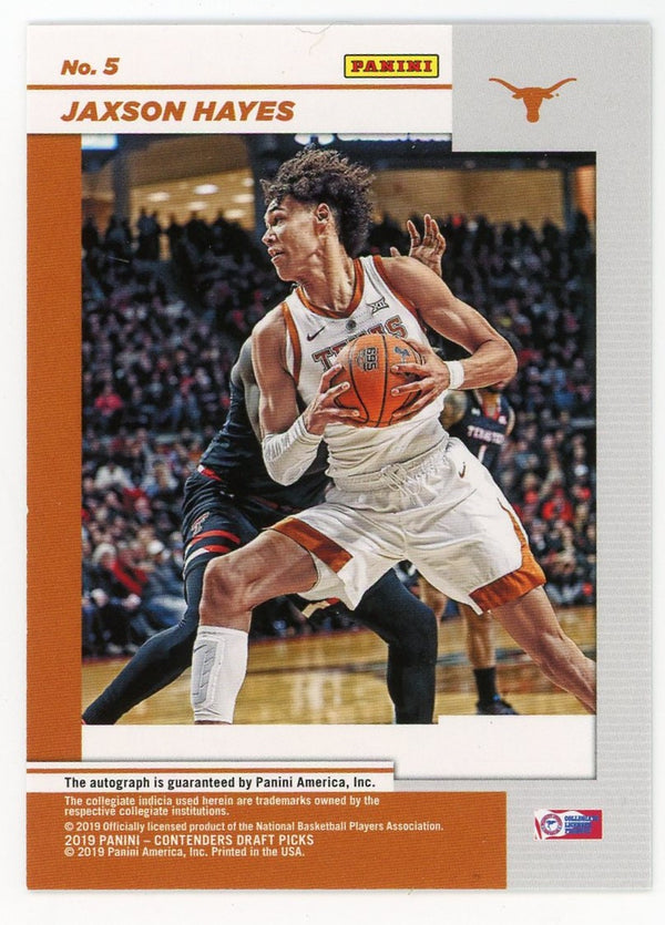 Jaxson Hayes 2019 Panini Contender Game Day Ticket #5 Card