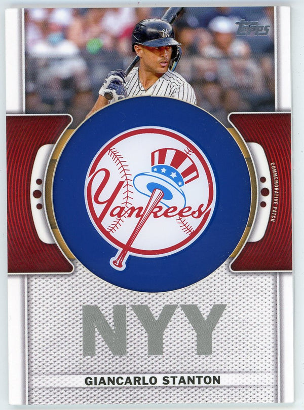 Giancarlo Stanton 2023 Topps Team Logo Patch Relic #TLP-GS