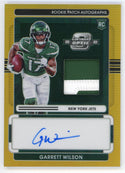 Garrett Wilson 2022 Panini Contender's Optics Rookie Patch Autographed RC #RPA-GW