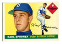 Karl Spooner 1955 Topps #90 Card