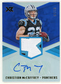 Christian McCaffrey 2017 Panini Xr Autographed Patch Relic #RSA-CM