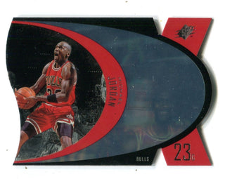 Michael Jordan 1997-98 Upper Deck SPx Holo Die Cut Card #SPX5