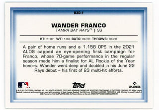 Wander Franco 2022 Topps Bowman in 3D #B3D-1 Card