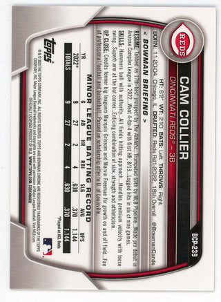 Cam Collier 2023 Topps Bowman Chrome #CP-239