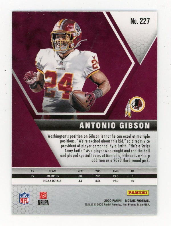 Antonio Gibson 2020 Panini Mosaic #227 Card