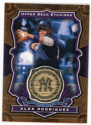 Alex Rodriguez 2004 Upper Deck Etchings Purple Bat Relic #BE-AR