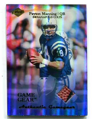 Peyton Manning 1999 Collectors Edge Game Gear Relic Card #PM