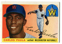 Carlos Paula 1955 Topps #97 Card