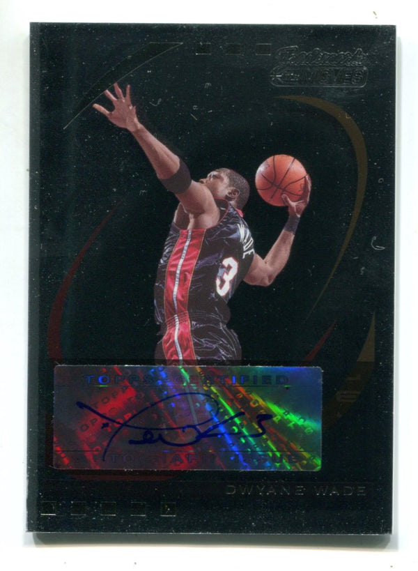 Dwyane Wade 2006 Topps Trademark Moves #1 Autographed Card  /35