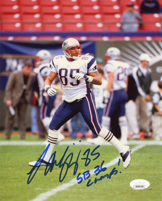 Jermaine Wiggins "SB 36 Champs" Autographed 8x10 Photo (JSA)